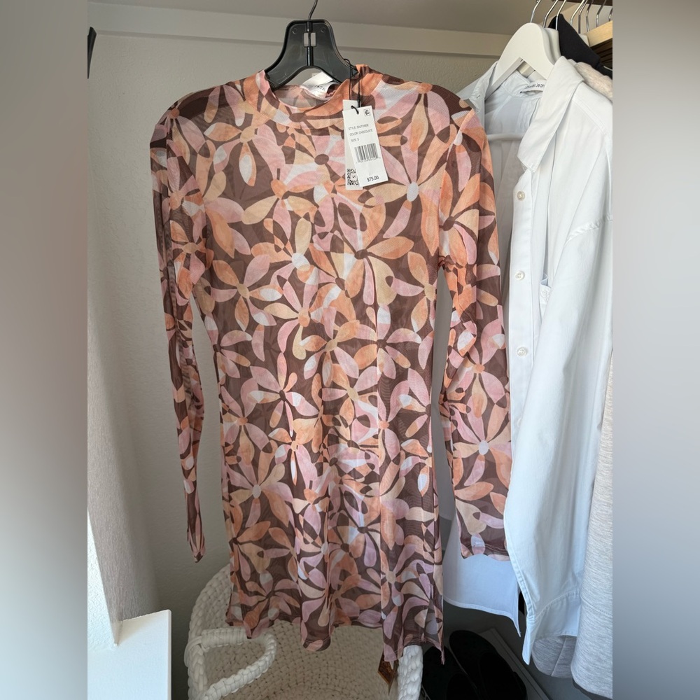NWT Sanctuary Swim Sheer Bodycon Dress / Cover Up, Size Small
